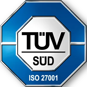 TÜV SÜD ISO 27001 Zertifikat