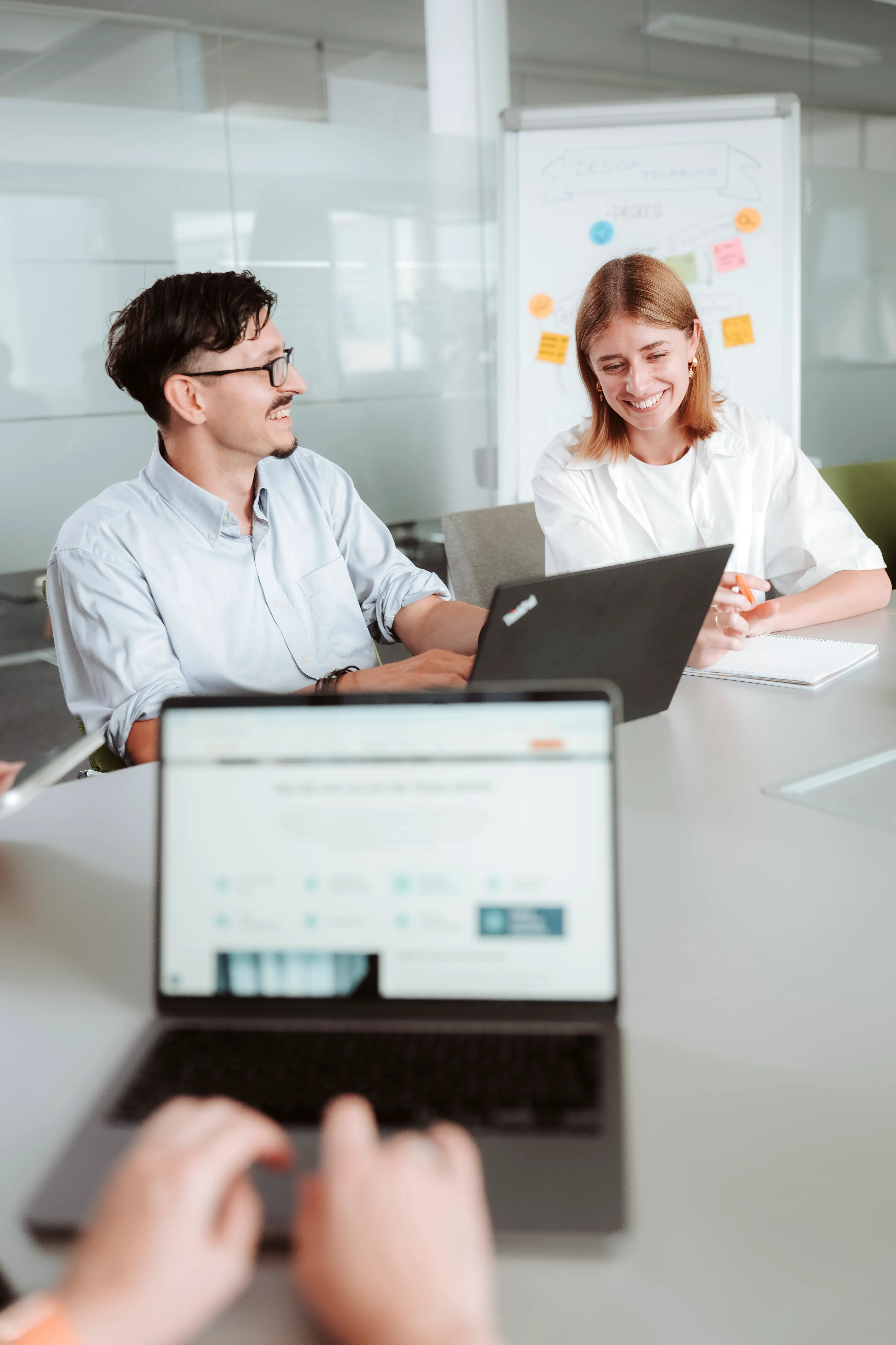 Evolit team in a meeting