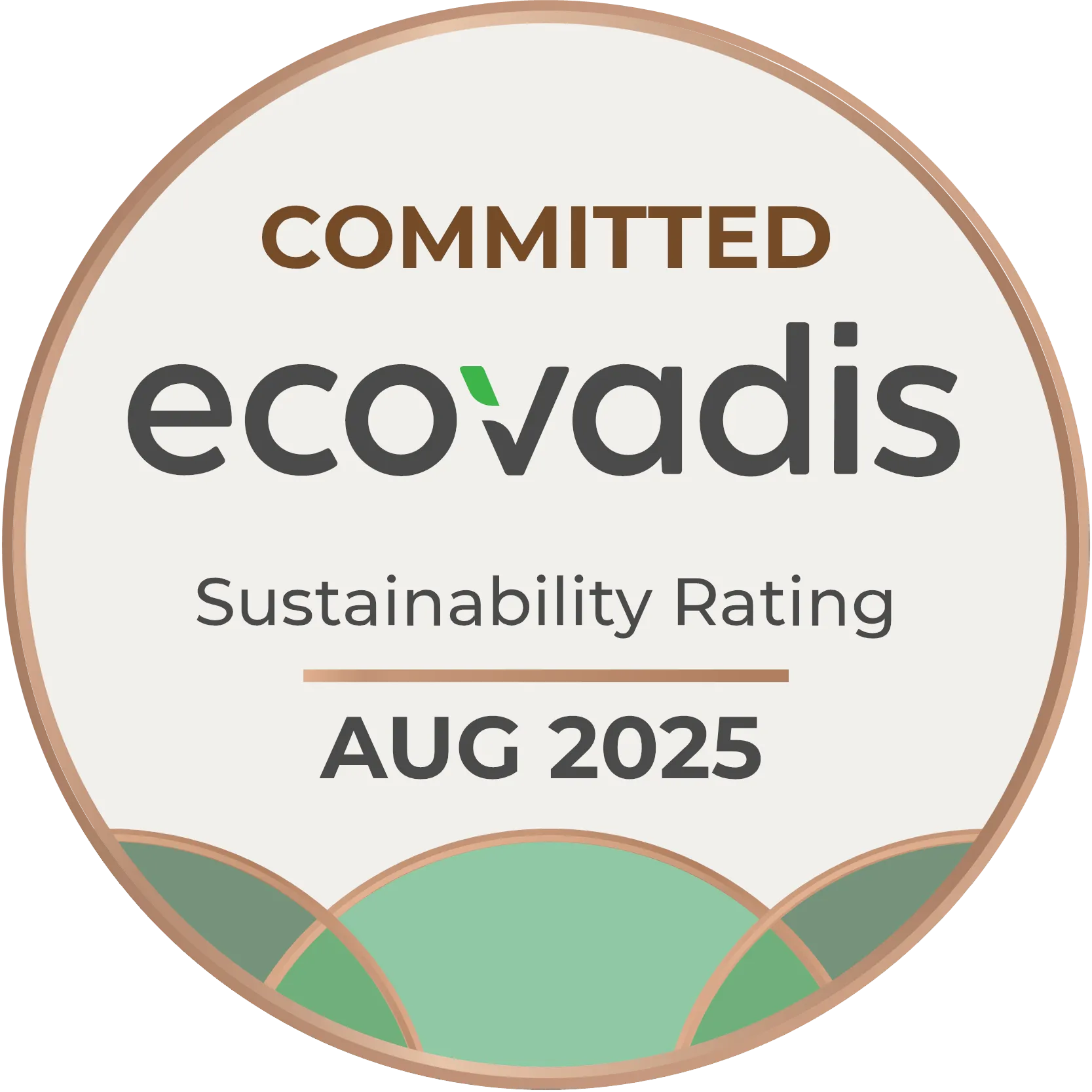 EcoVadis Committed Sustainability Rating