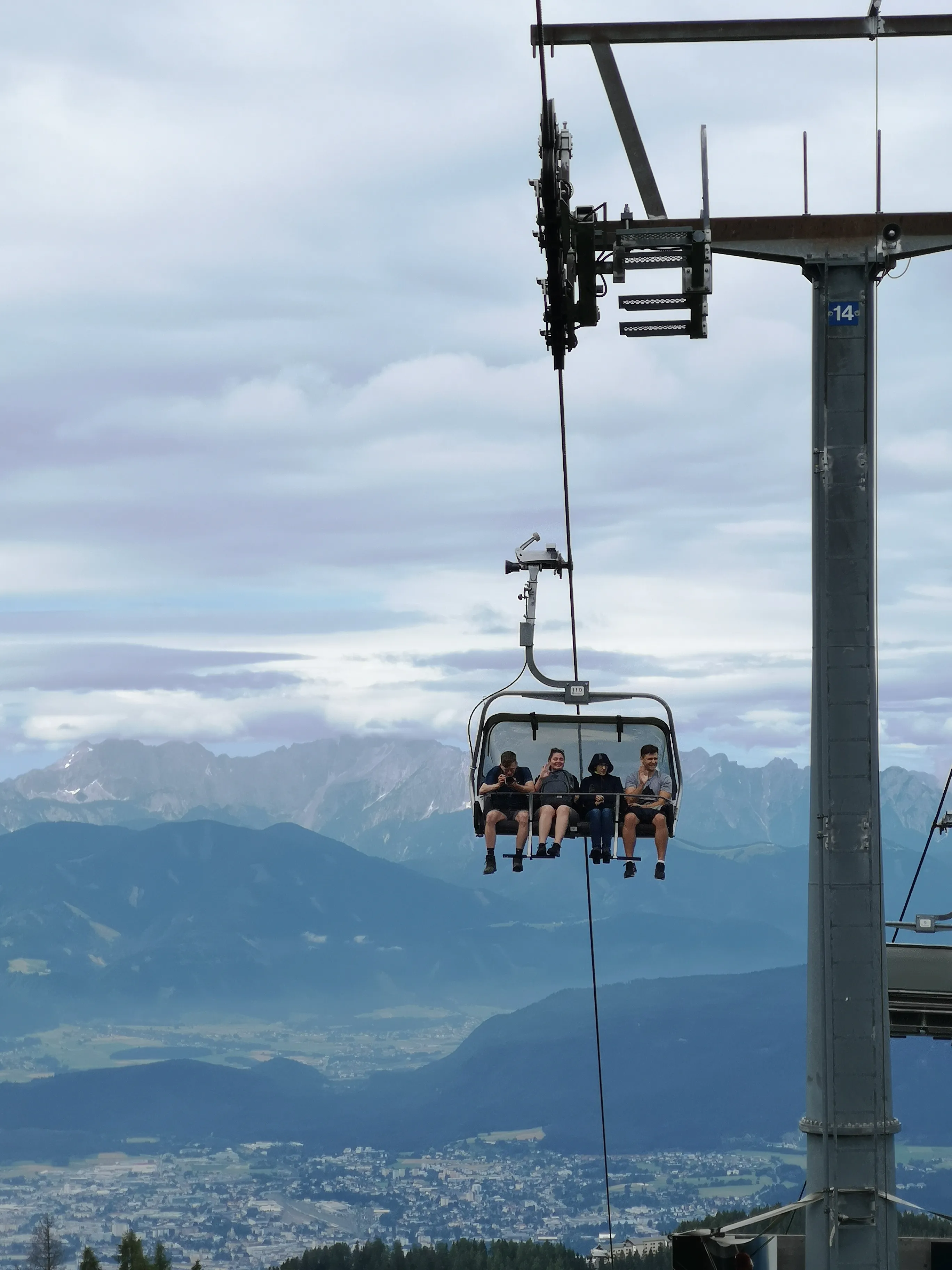 Evolit Team im Sessellift